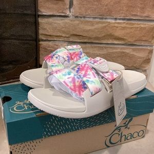 Chaco chillos slide size 8